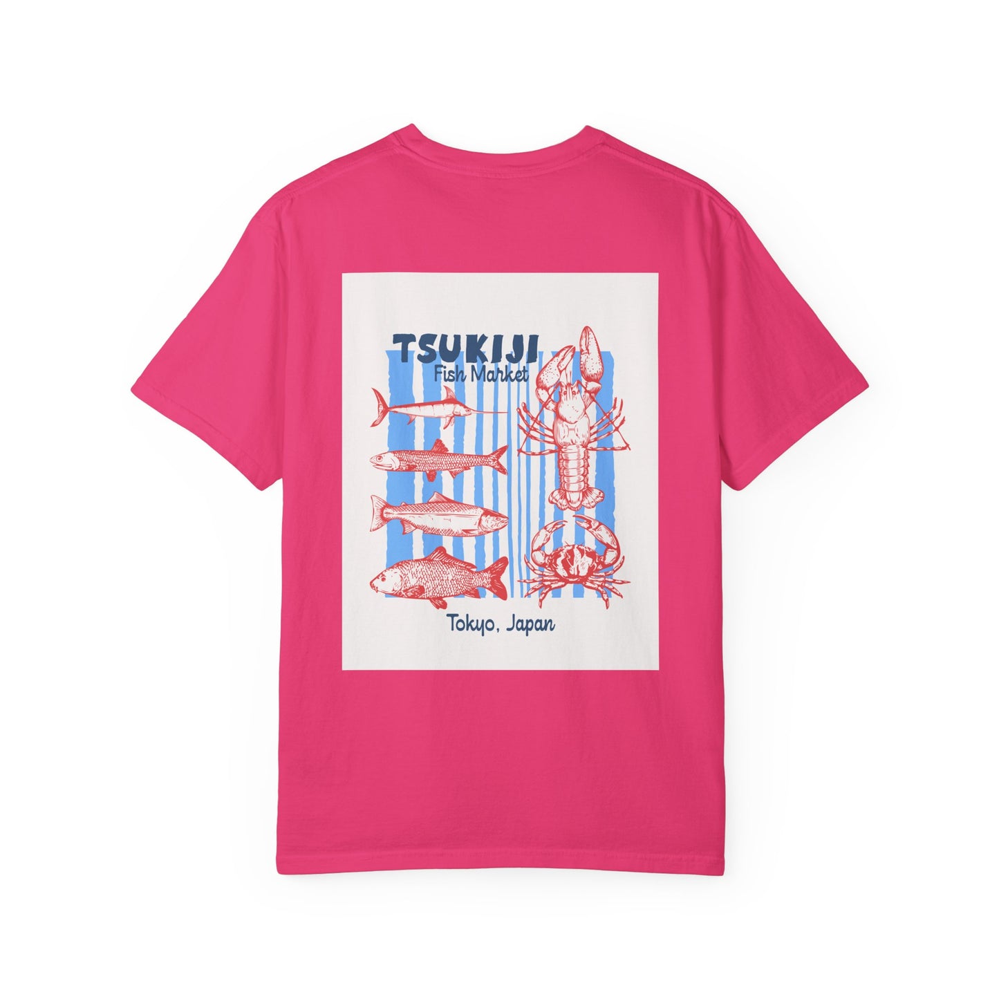Tsukiji Fish Market Seafood Graphic T-Shirt