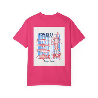 Tsukiji Fish Market Seafood Graphic T-Shirt