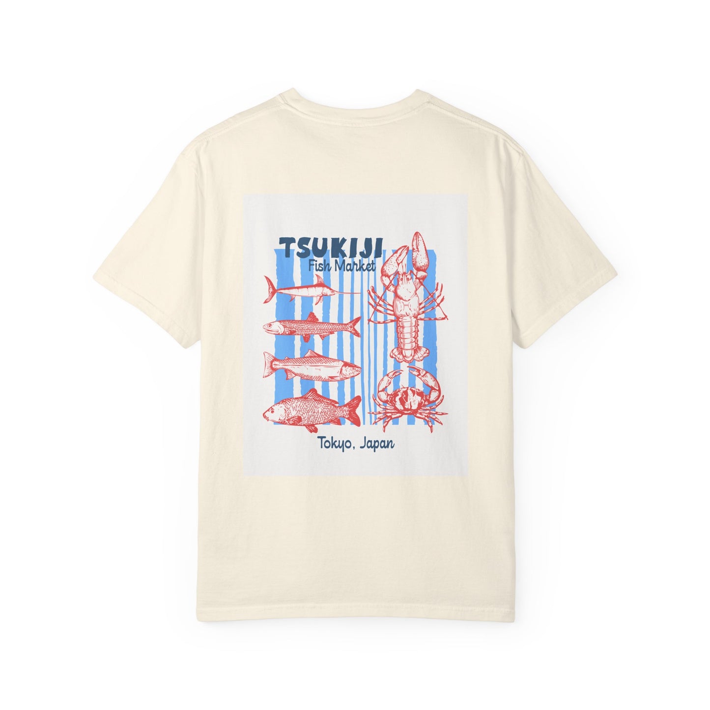 Tsukiji Fish Market Seafood Graphic T-Shirt
