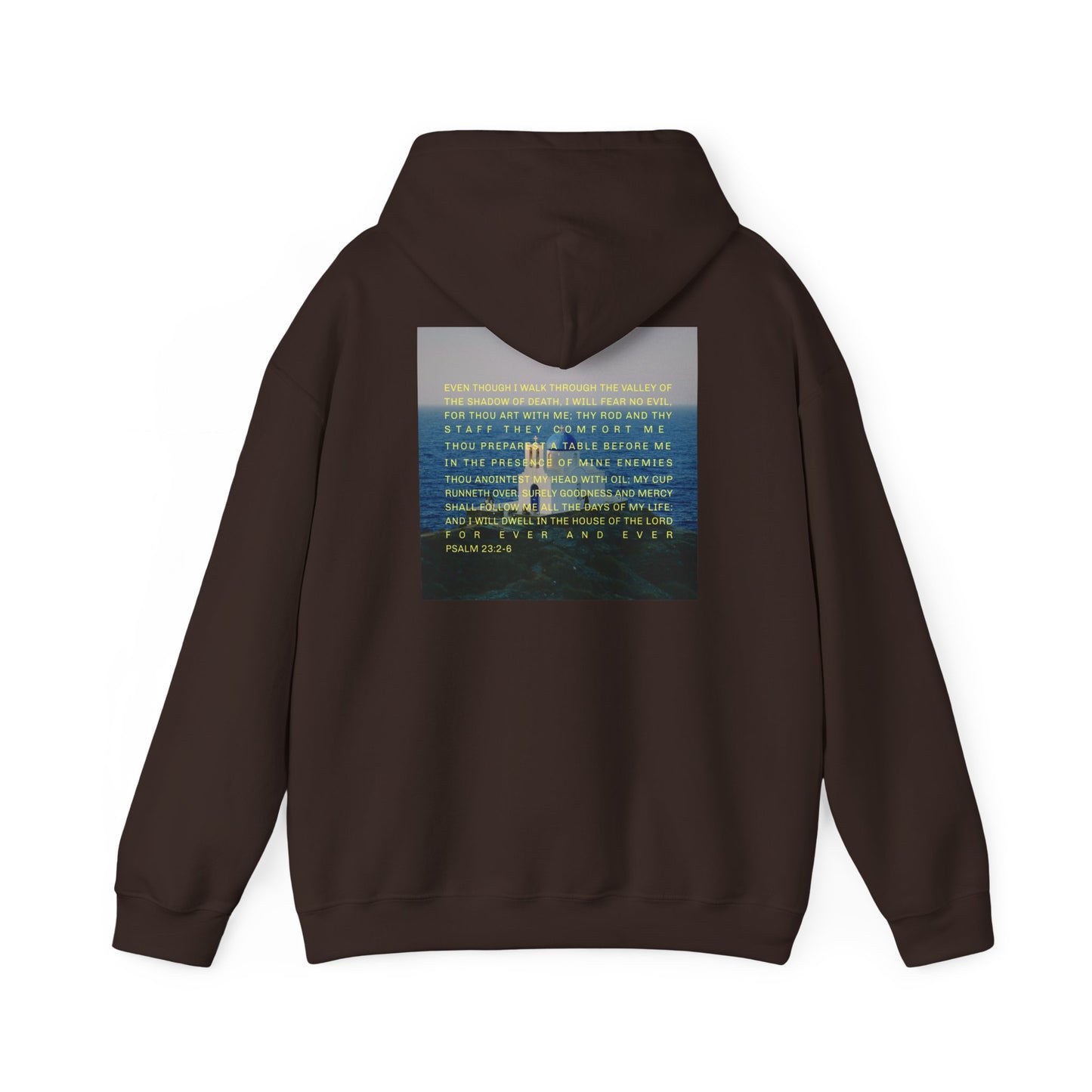 Psalm 23 Bible Quote Hoodie
